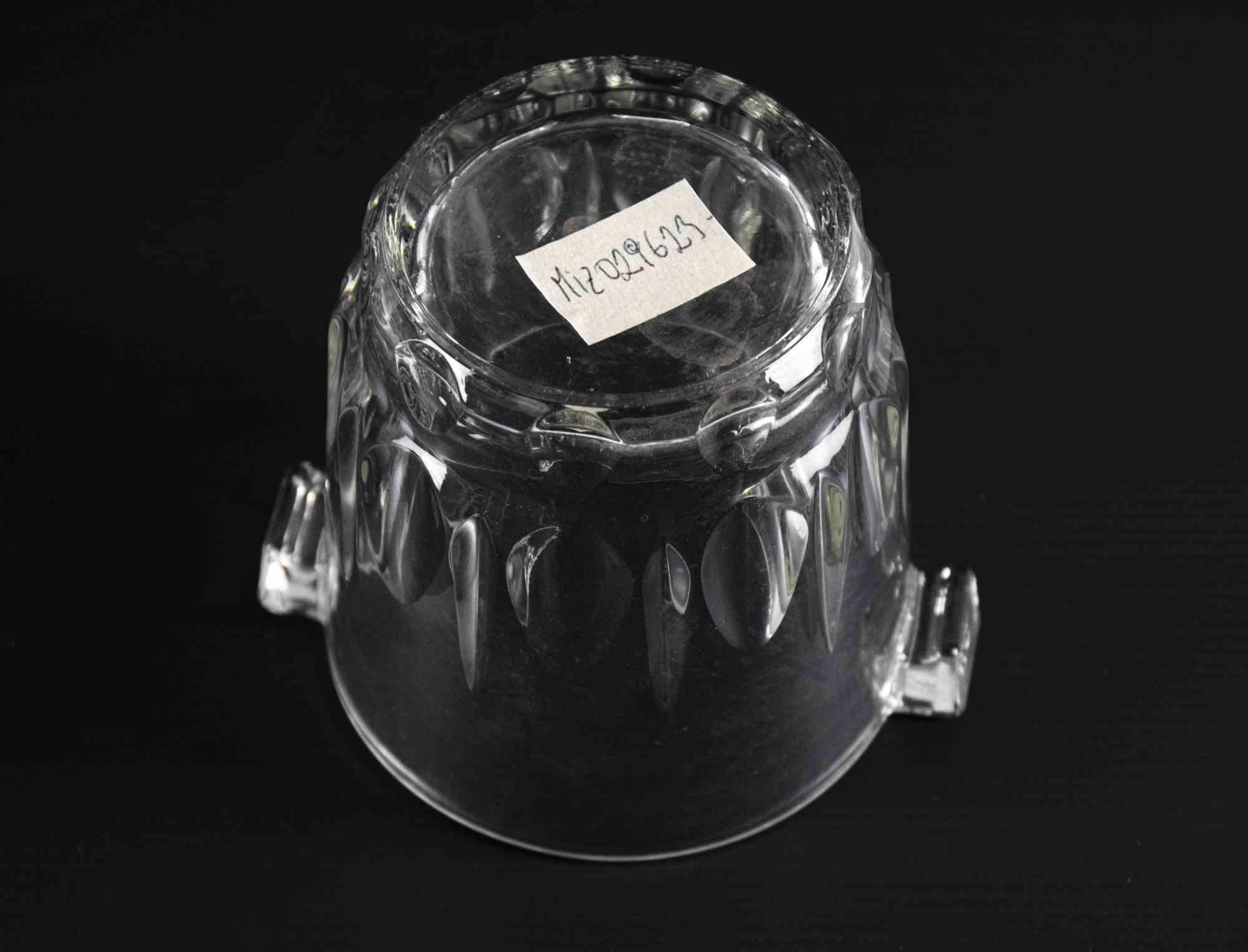 Italian Vintage Glass Ice Bucket, Italy, 1970s For Sale
