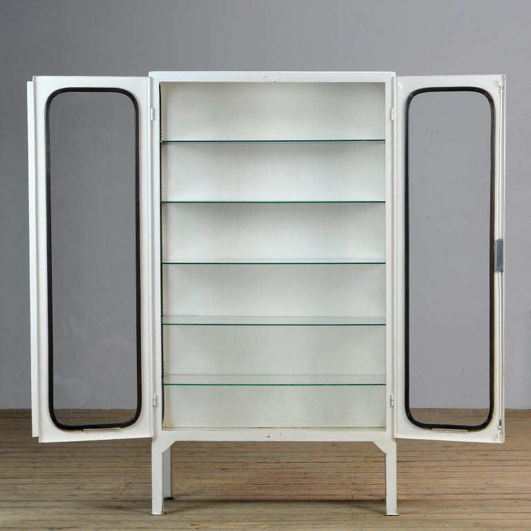 Vintage Glass and Iron Medical 1970s at 1stDibs iron