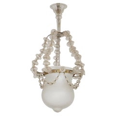 Farol vintage de cristal de Murano