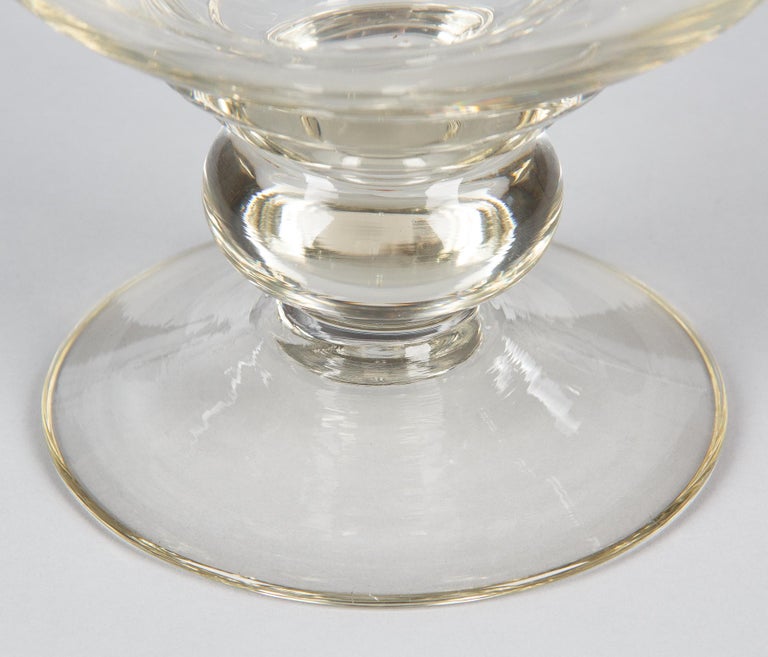 Vintage Glass Lidded Candy Jar, France, Midcentury For Sale at 1stdibs