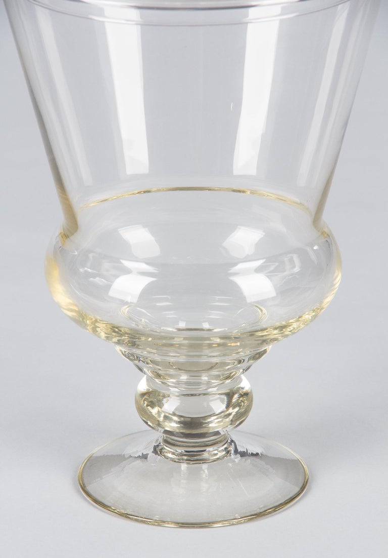 Vintage Glass Lidded Candy Jar, France, Midcentury For Sale at 1stdibs