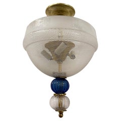 Luminaire en verre vintage