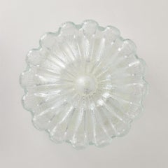 Plafonnier ou applique murale en verre Limburg Flower, 1970