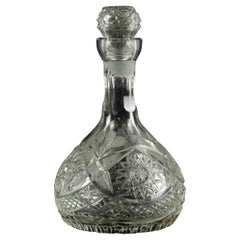 Bouteille à liqueur en verre vintage, années 1970