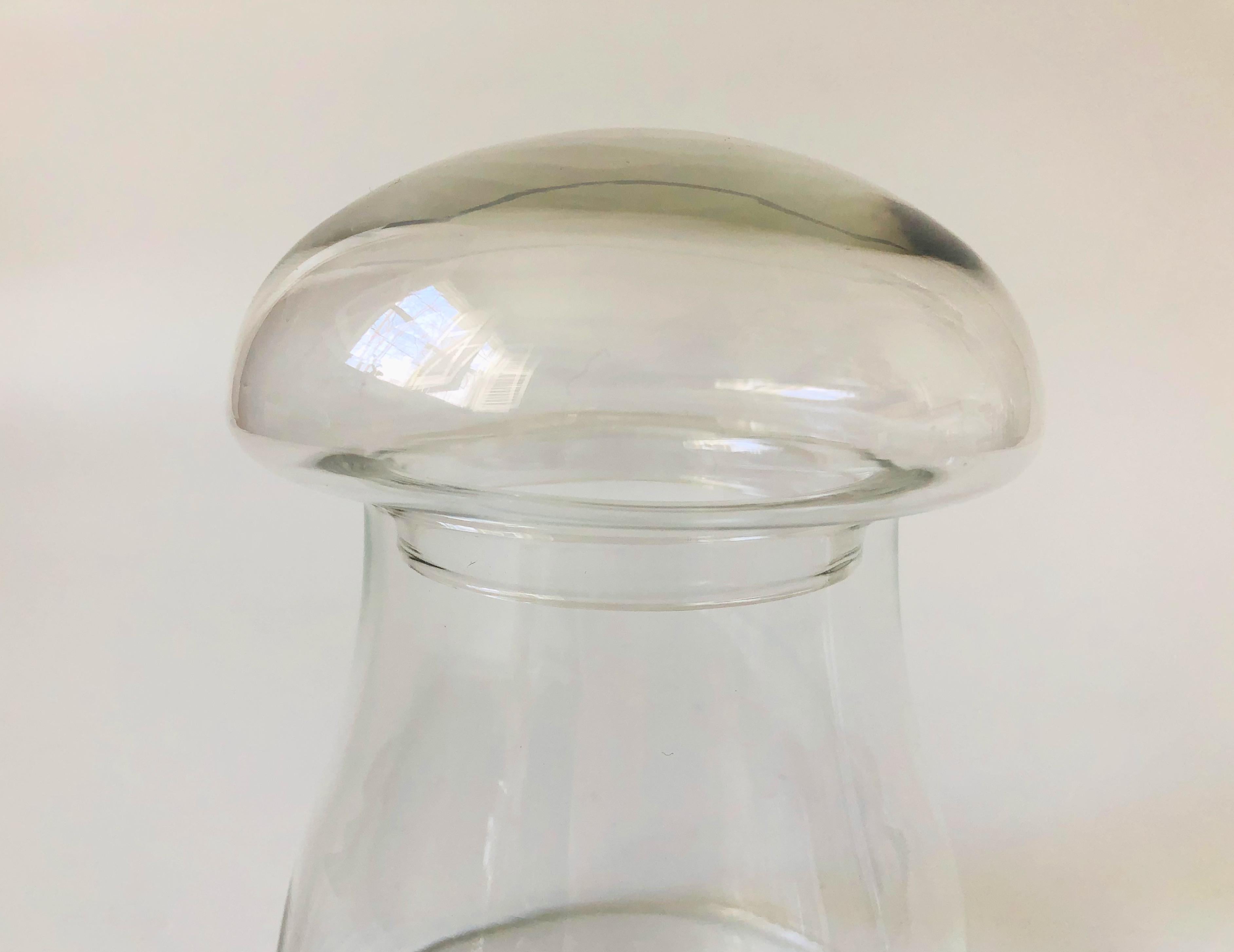mushroom shaped jar