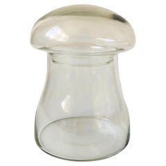 Vintage Glass Mushroom Jar