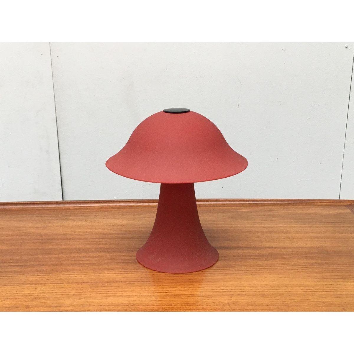 Lampe de table champignon vintage en verre, 1970 en vente 3