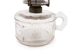 Vintage Glass Oil Lamp
