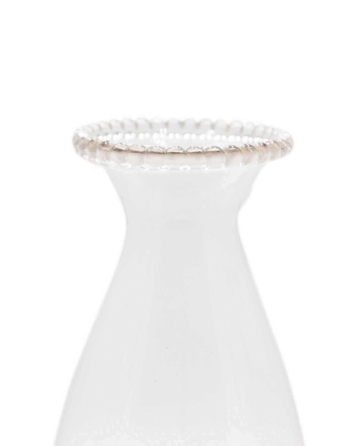 Lámpara de aceite de cristal vintage Moderno de mediados de siglo en venta