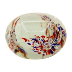 Vintage Glass Paperweight, Northern Europe, 1970s