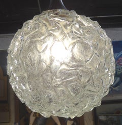 Vintage Glass Pendant Lamp