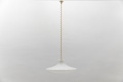 Vintage Glass Pendant Light by Aloys Ferdinand Gangkofner, Peill & Putzler 1960s