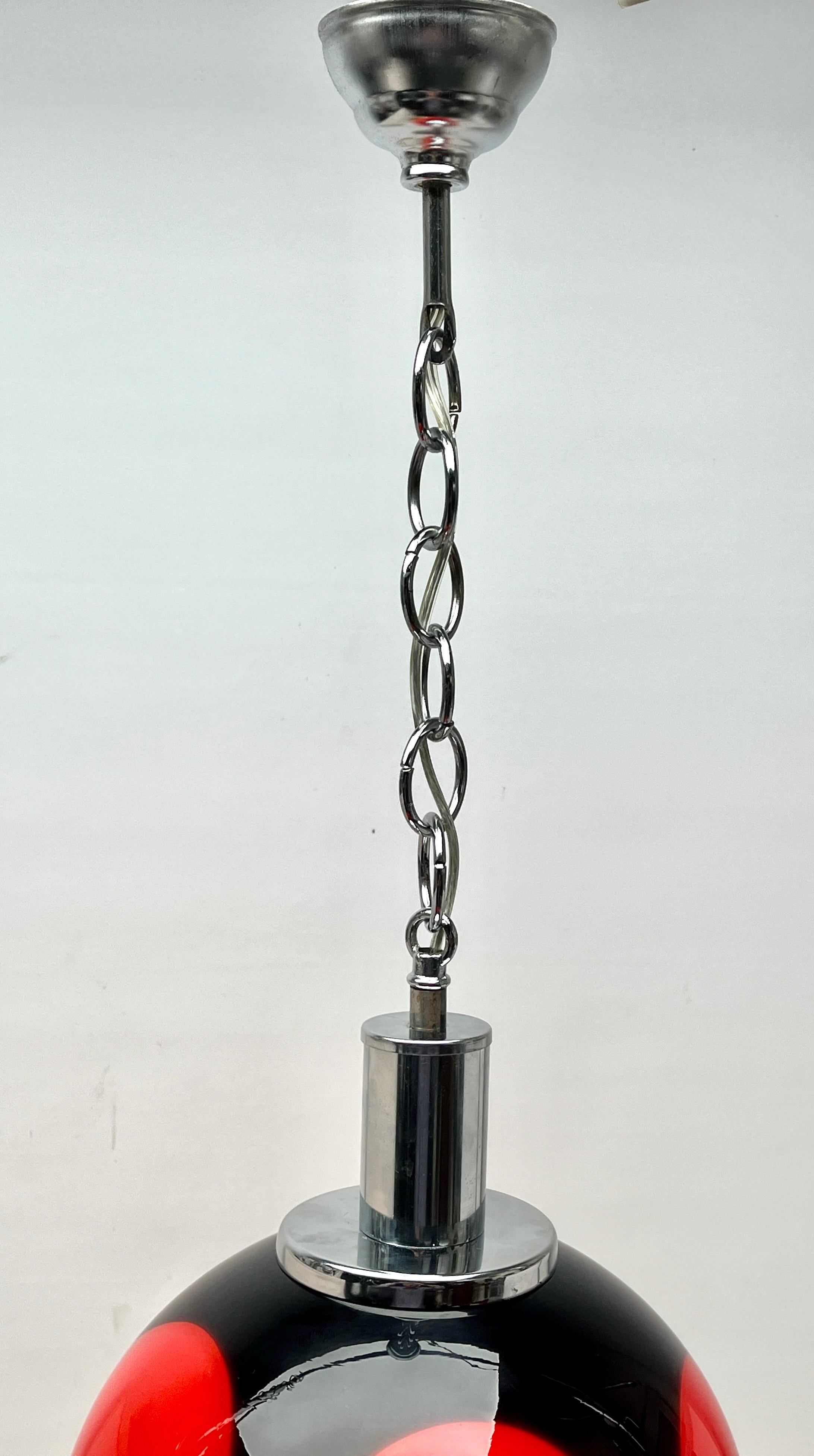 Verre d'art Lampe à suspension en verre de Murano, années 1960 en vente