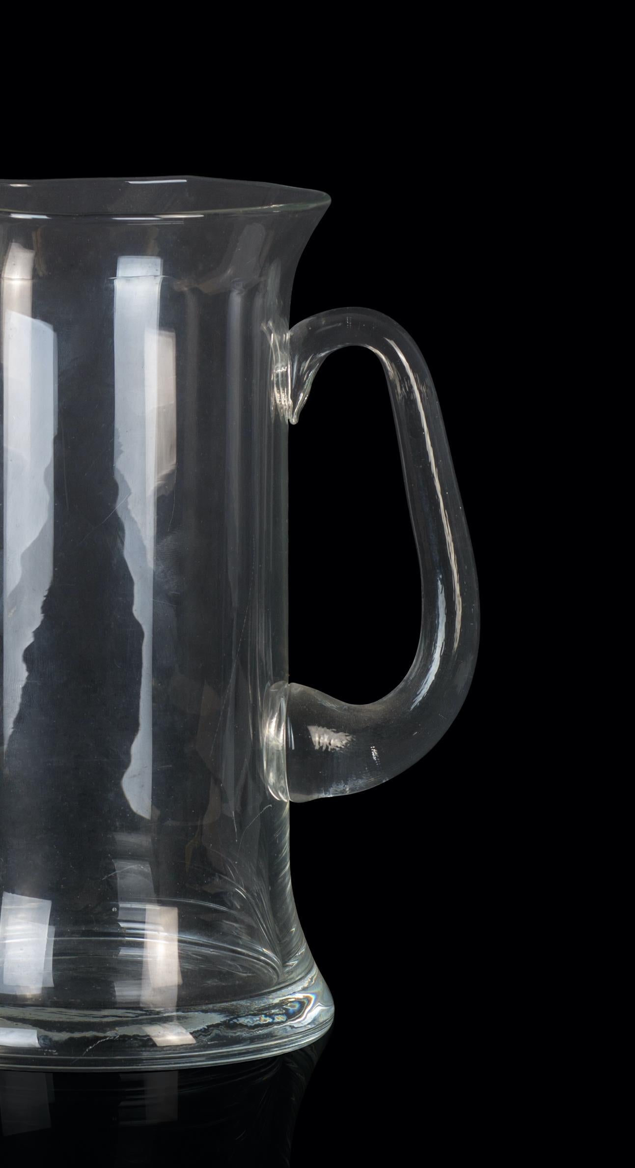 vintage glass pitchers