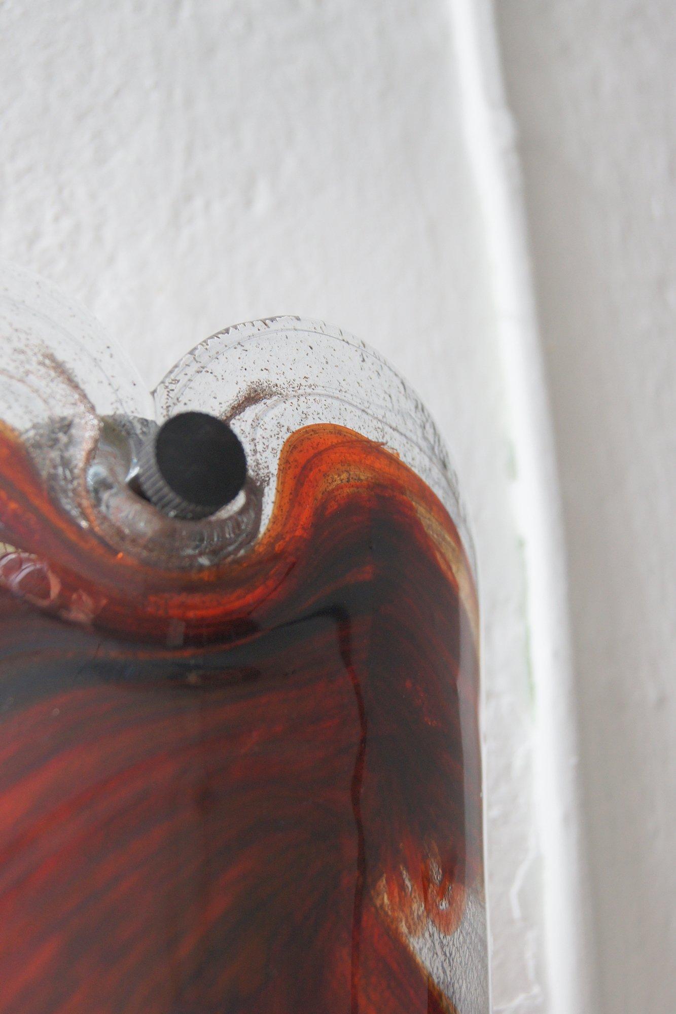 Late 20th Century Vintage Glass Sconces by Per Lutken for Holmegaard, 1970s, Set of 2 For Sale