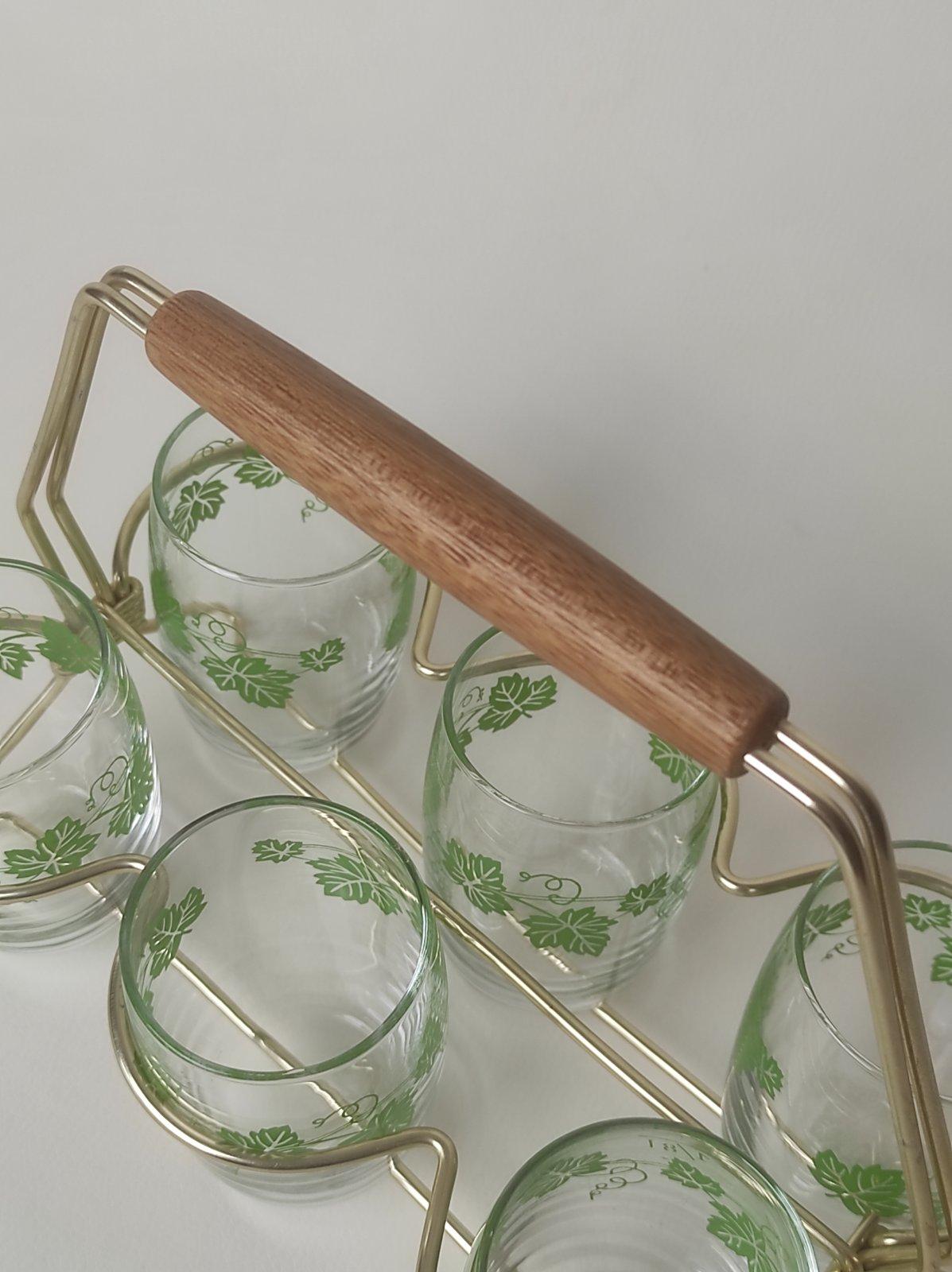 Juego de cristal vintage años 50 Vidrio en venta