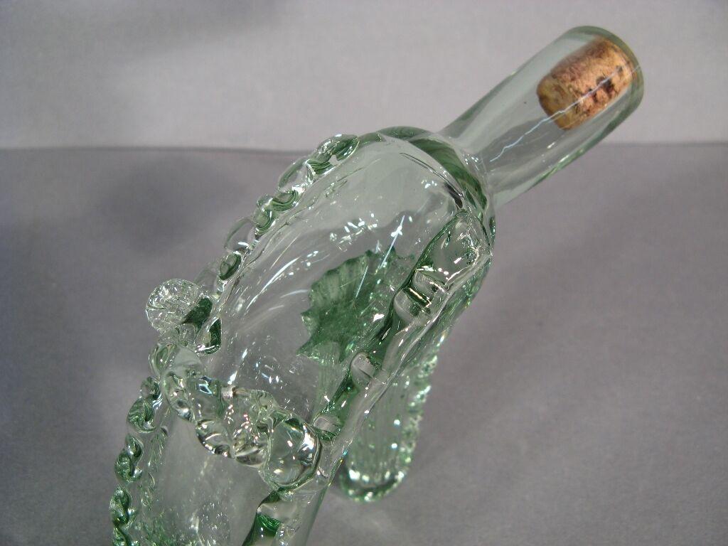 Vintage Glass Shoe-Shaped Decanter (Mid-20th Century) -1Y02 In Good Condition In Bordeaux, FR