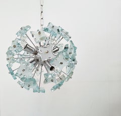 Vintage Glass Sputnik Chandelier