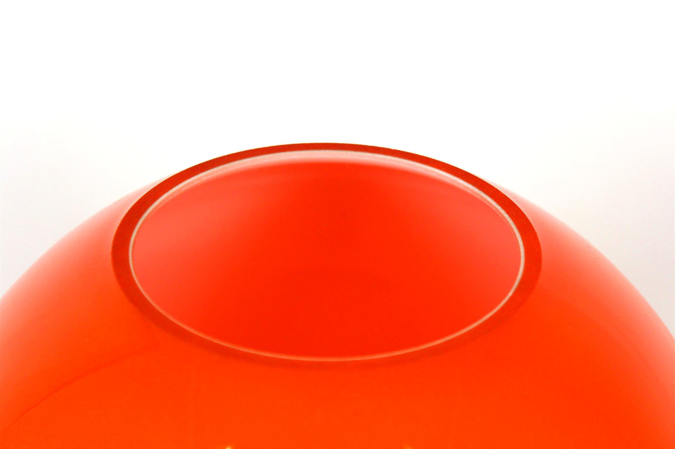 Vintage Glass Table Lamp by Stepan Tabery for OPP Jihlava, 1970s en Bueno estado para la venta en Żory, PL