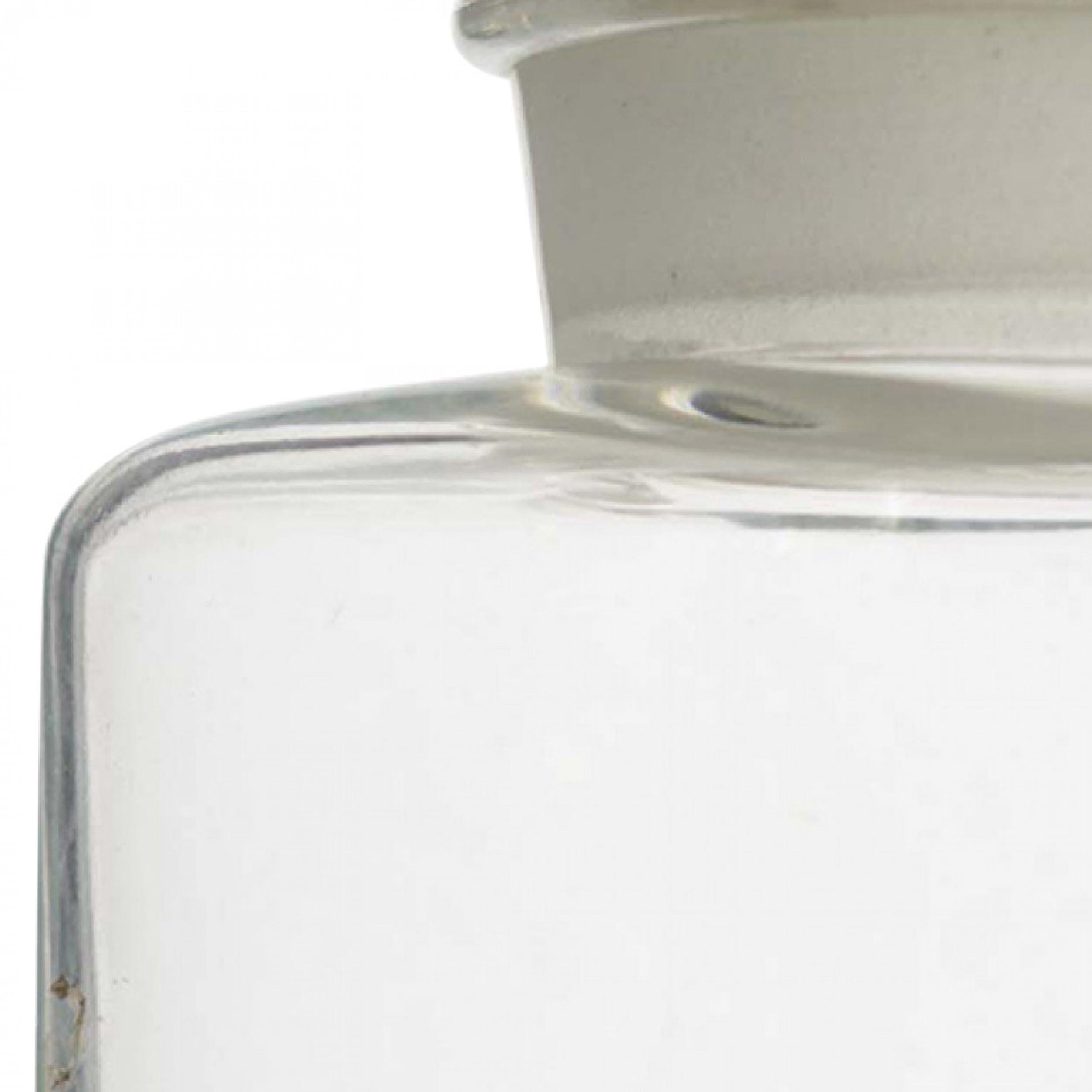 Vintage Glas Vanity Jar (Moderne der Mitte des Jahrhunderts) im Angebot