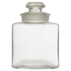 Vintage Glass Vanity Jar