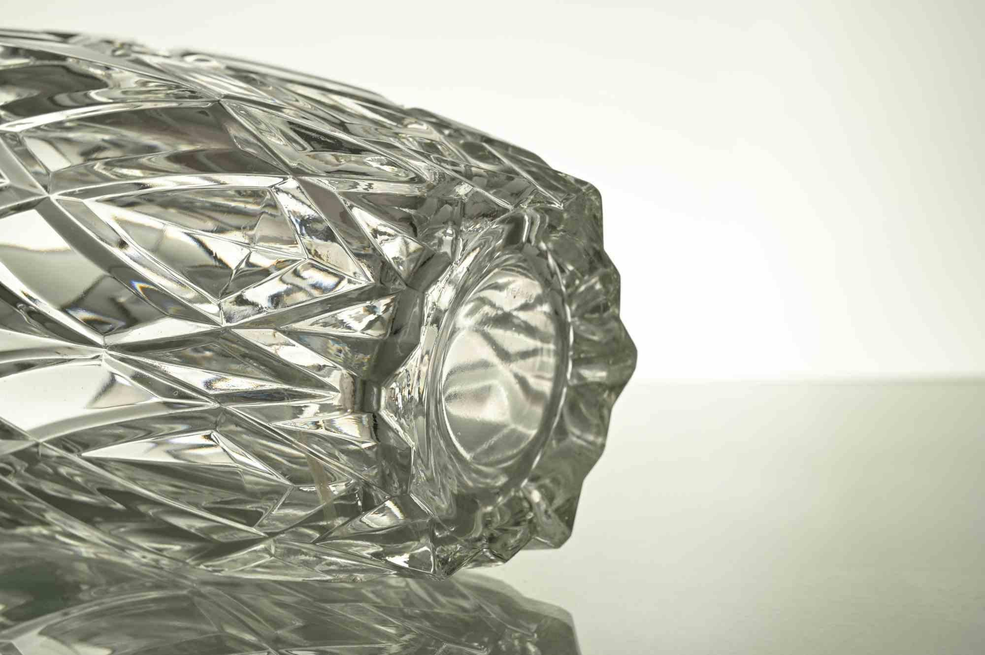 Jarrón de cristal vintage , años 70 en Bueno estado para la venta en Roma, IT
