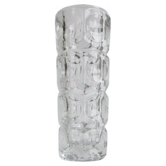 Vintage Glass Vase by František Pečeny for Heřmanova Huť, Czechoslovakia, 1960's