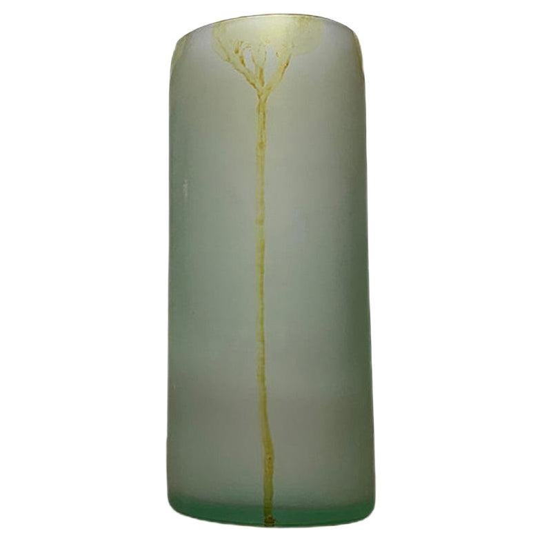 Vaso di vetro vintage di I. Holm, 1981