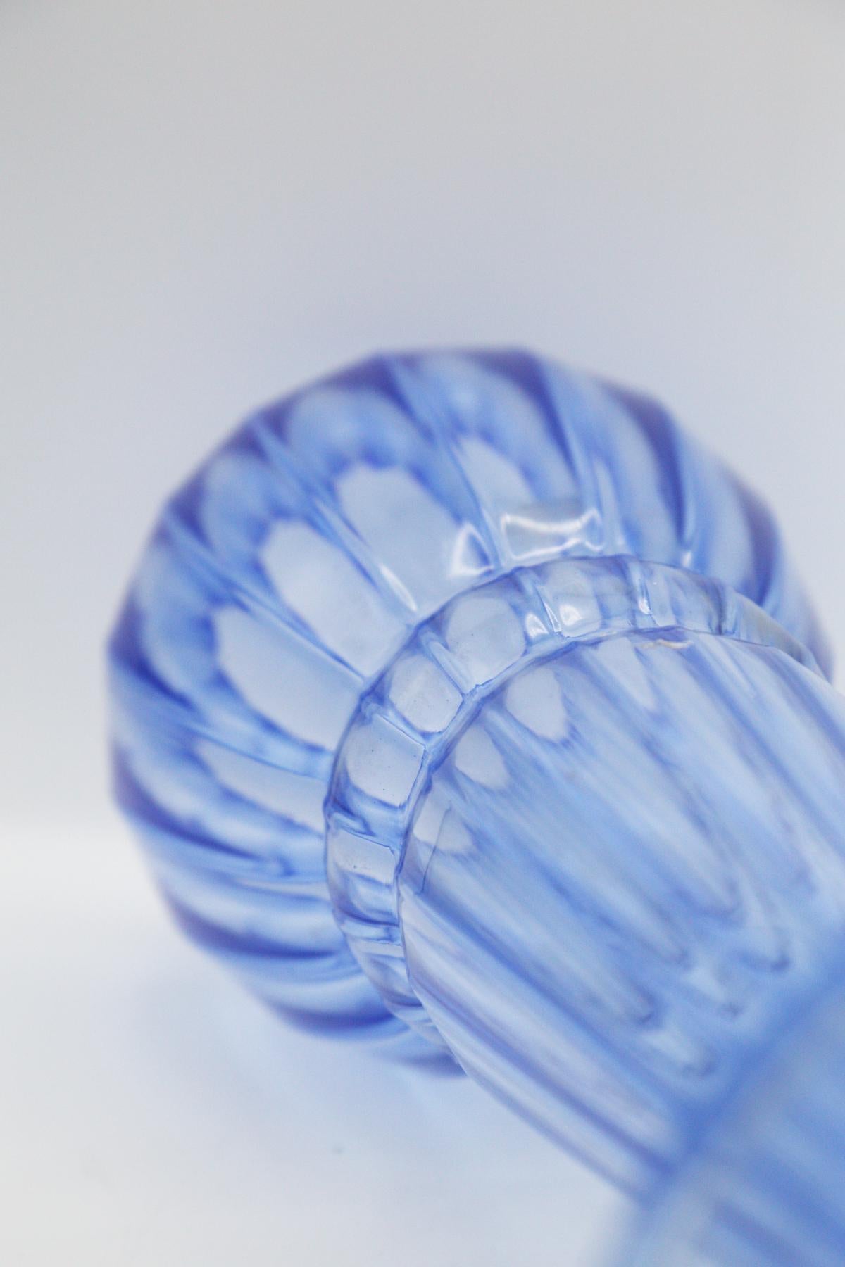 Vintage Glass Vase by Napoleone Martinuzzi for Zecchin For Sale 4