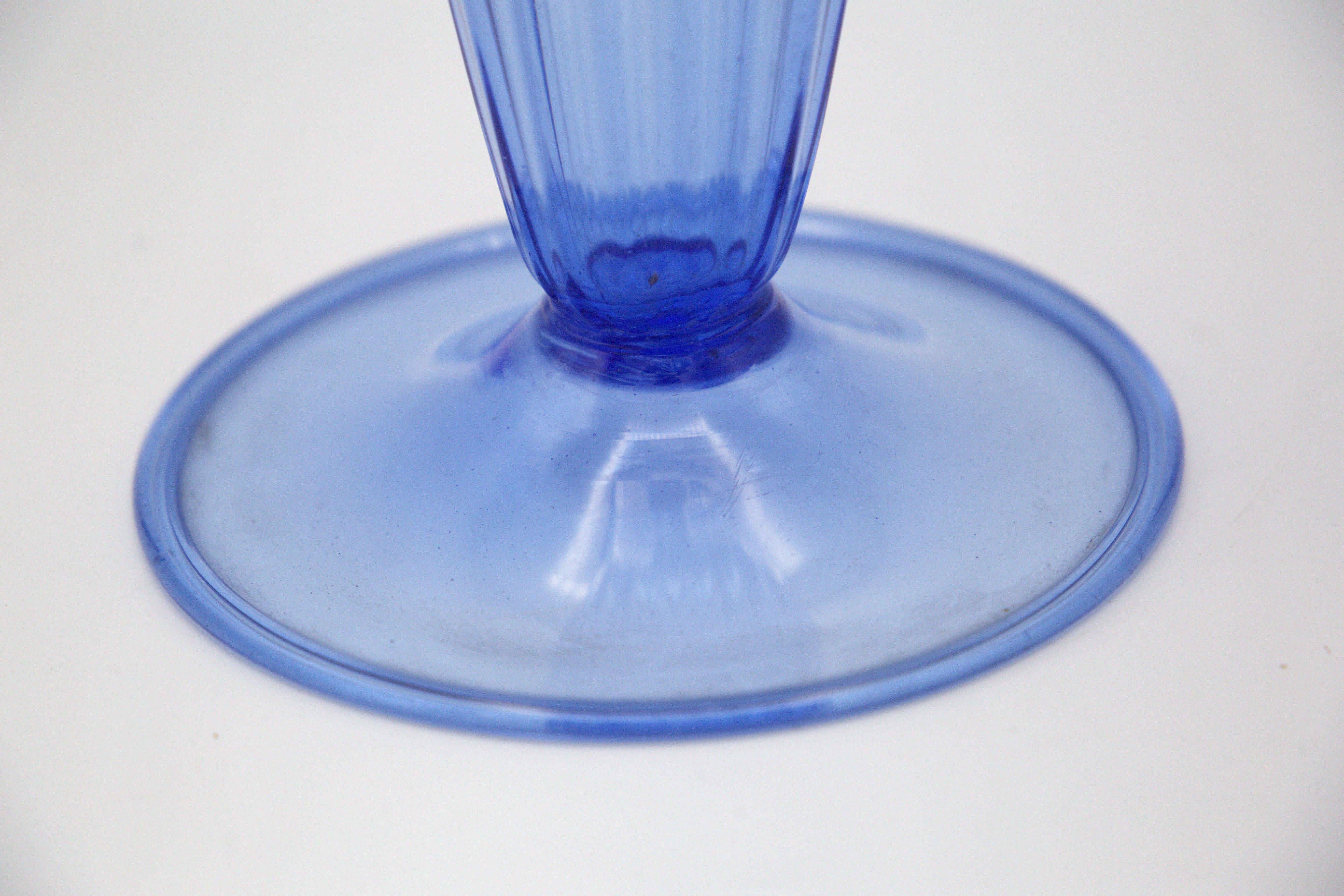 Vintage Glass Vase by Napoleone Martinuzzi for Zecchin In Good Condition For Sale In Milano, IT