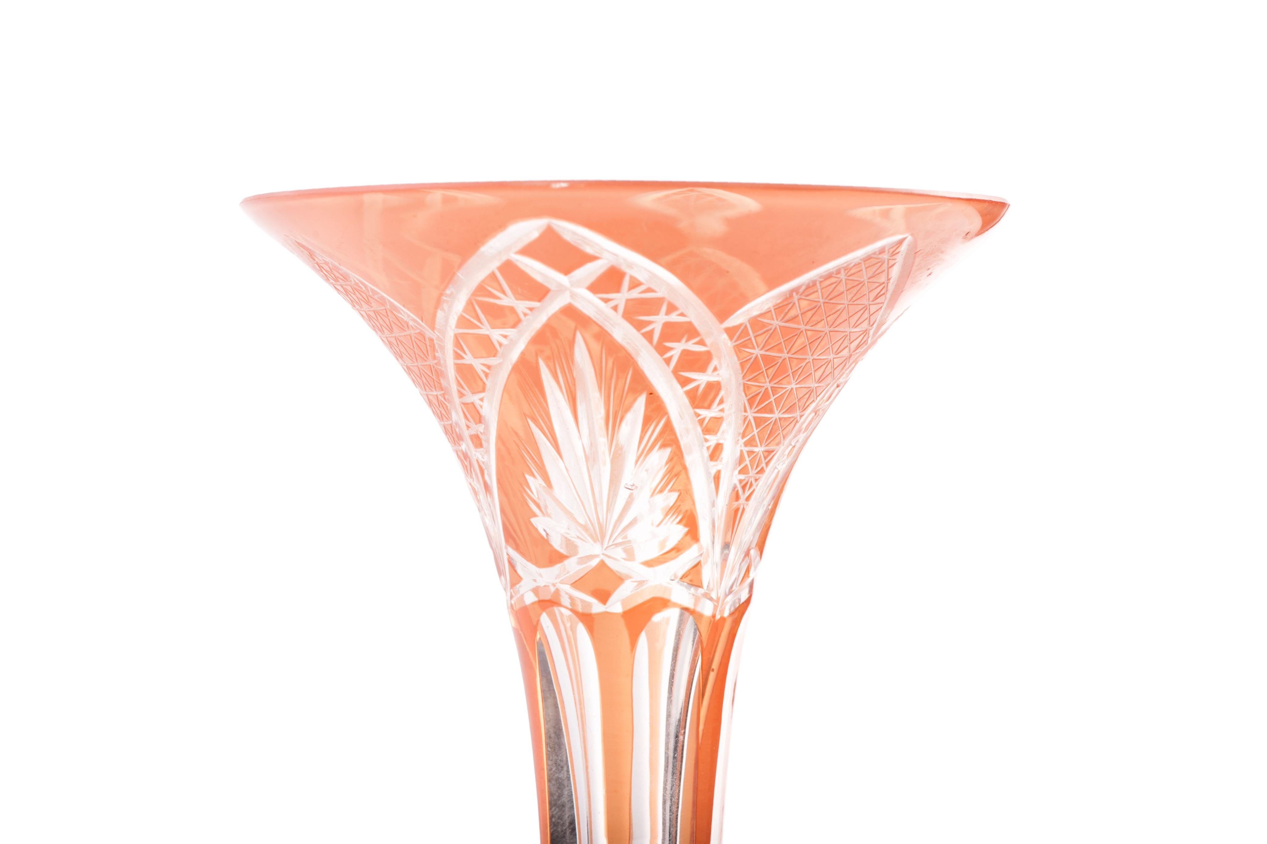 Vintage Glass Vase - Europe Mid-20th Century In Good Condition In Roma, IT