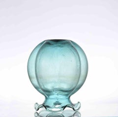 Vintage Glass Vase, italy, 1970s