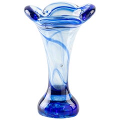 Vintage Glass Vase, Northern Europe, 1970