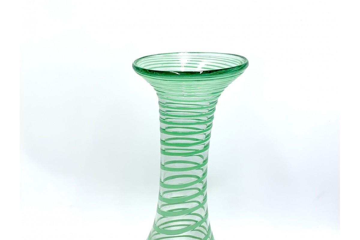 green hoosier glass vase