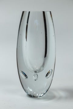 Vintage Glass Vase, Timo Sarpenevo, Finland