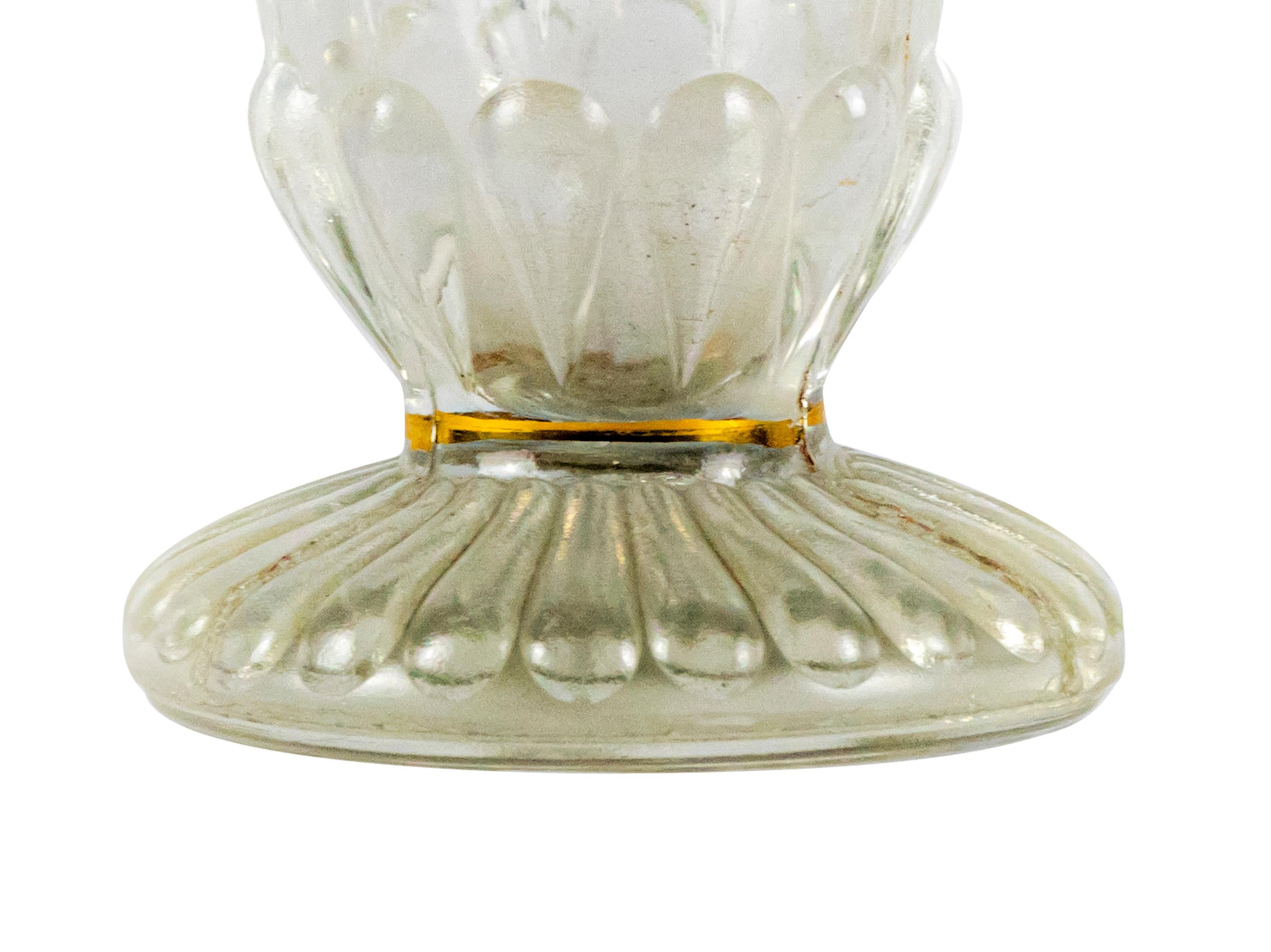 Italian Vintage Glass Vase, Mid-20th Century