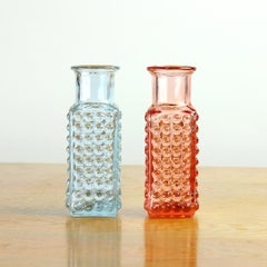 Vintage Glass Vases By Vaclav Hanuš, Czechoslovakia 1978, Set Of 2