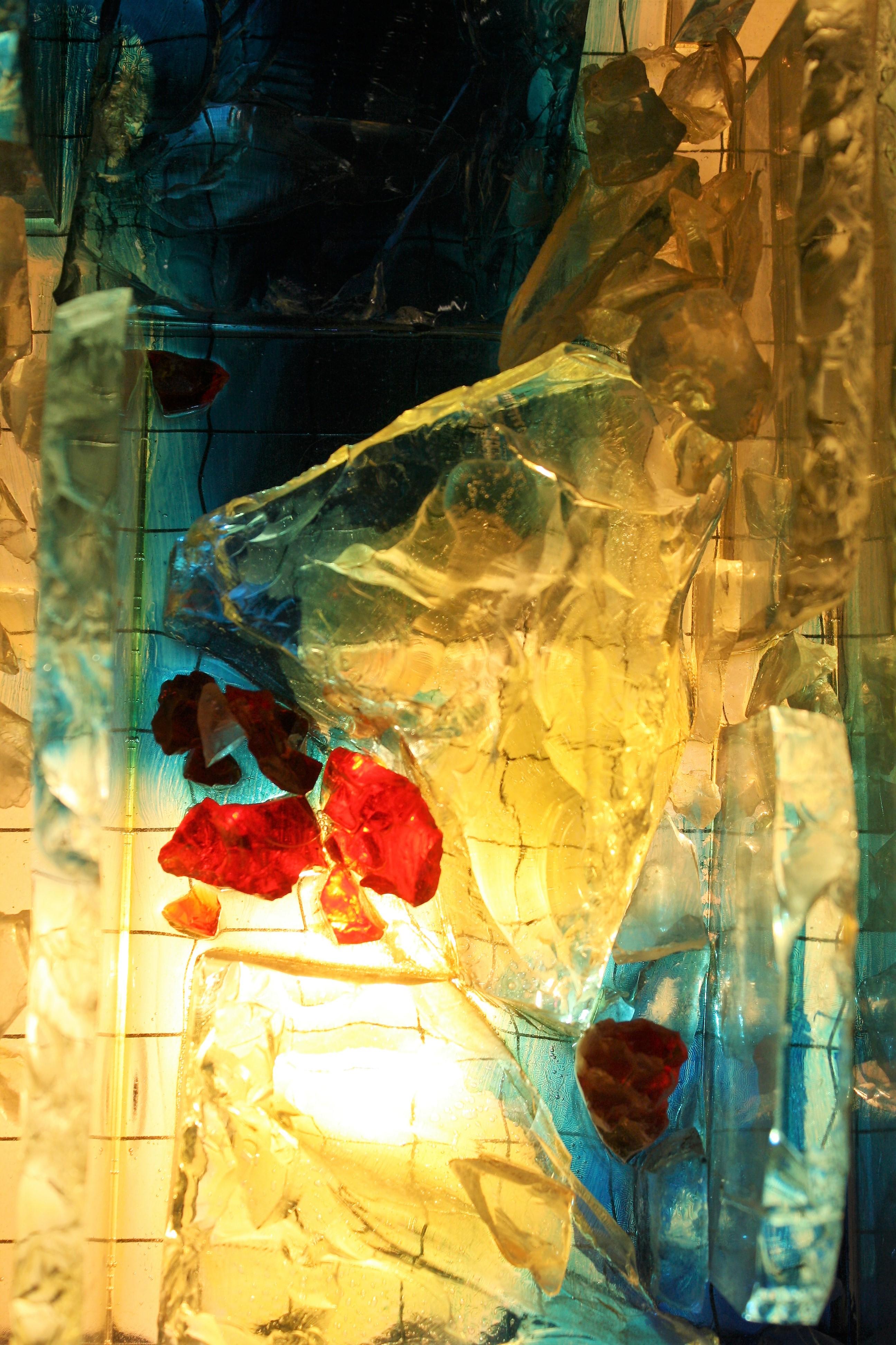 Dutch Vintage Glass Wall Lamp by W. van Oyen for RAAK, 1960s