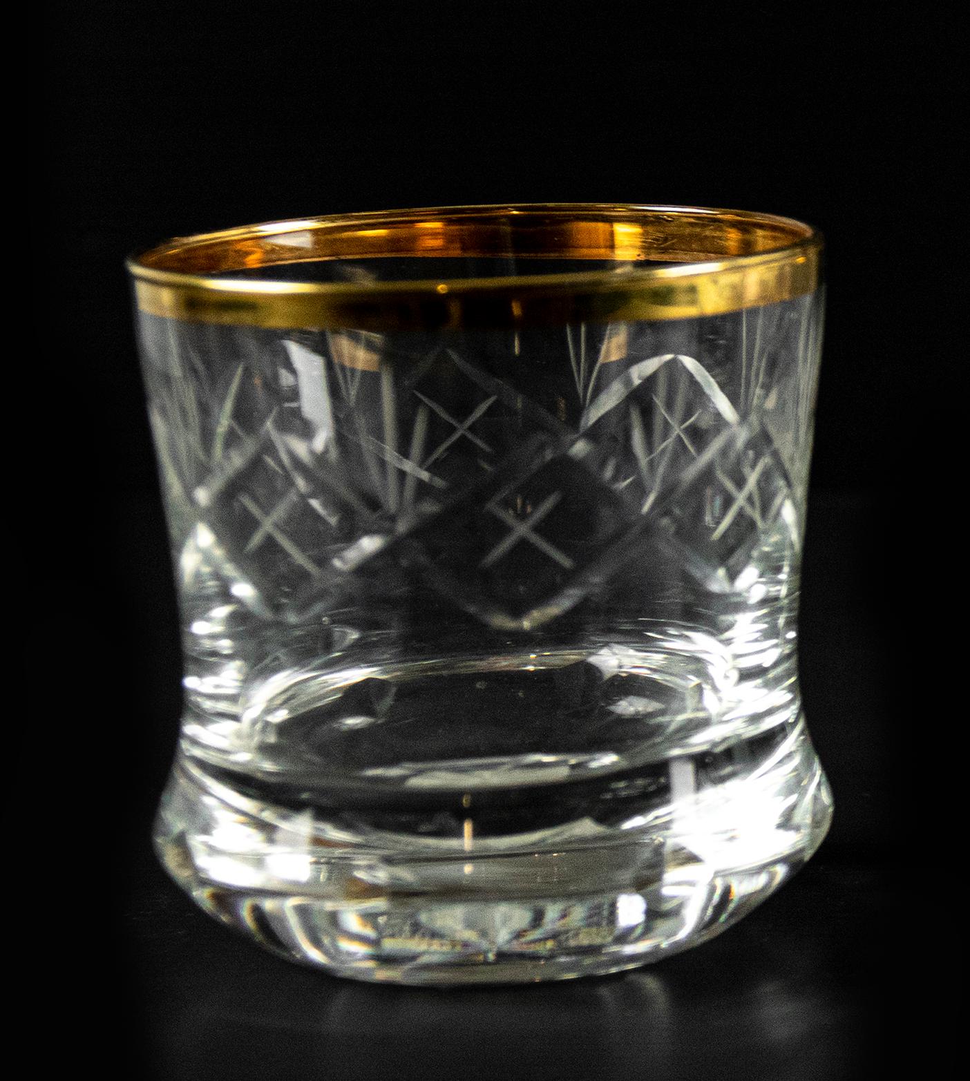 Vintage Glasses, Europe Half of 20th Century In Good Condition For Sale In Roma, IT