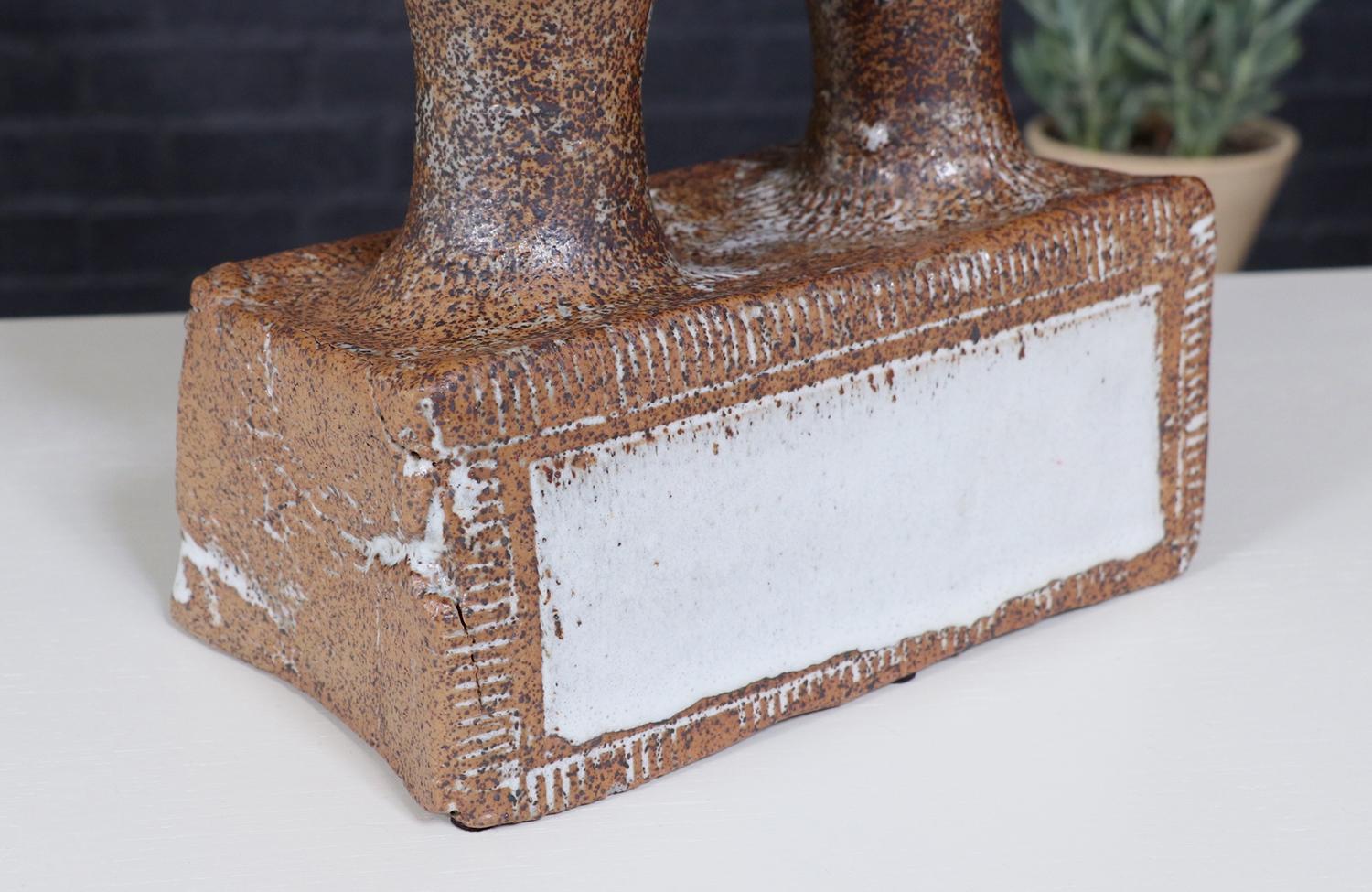Ceramica Scultura architettonica in ceramica smaltata vintage Architectural Pottery in vendita