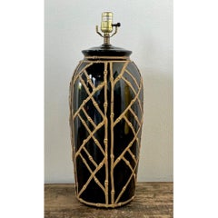Vintage Glazed Ceramic Icing Lamp