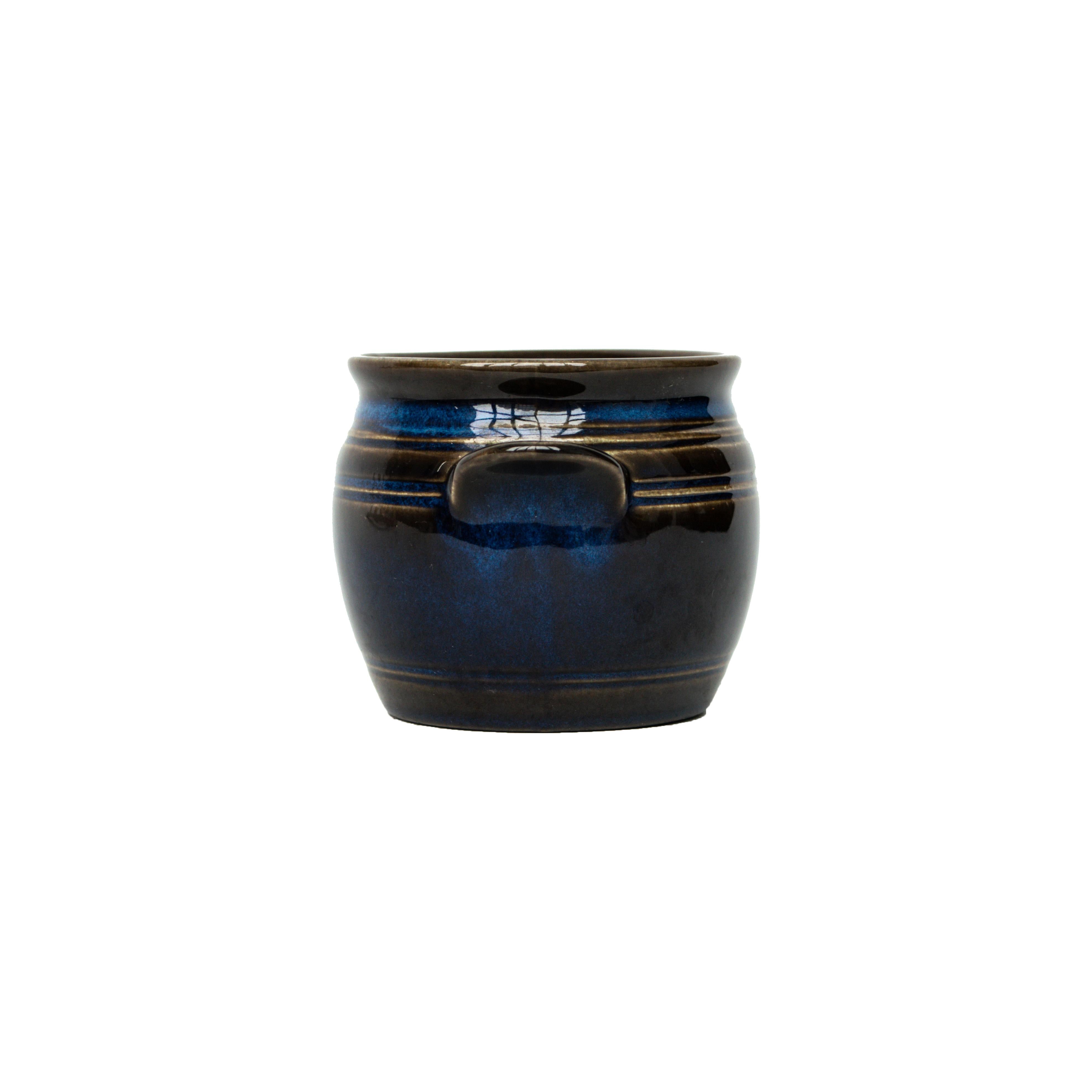 Mid-Century Modern Vintage Glazed Ceramic Pot from 