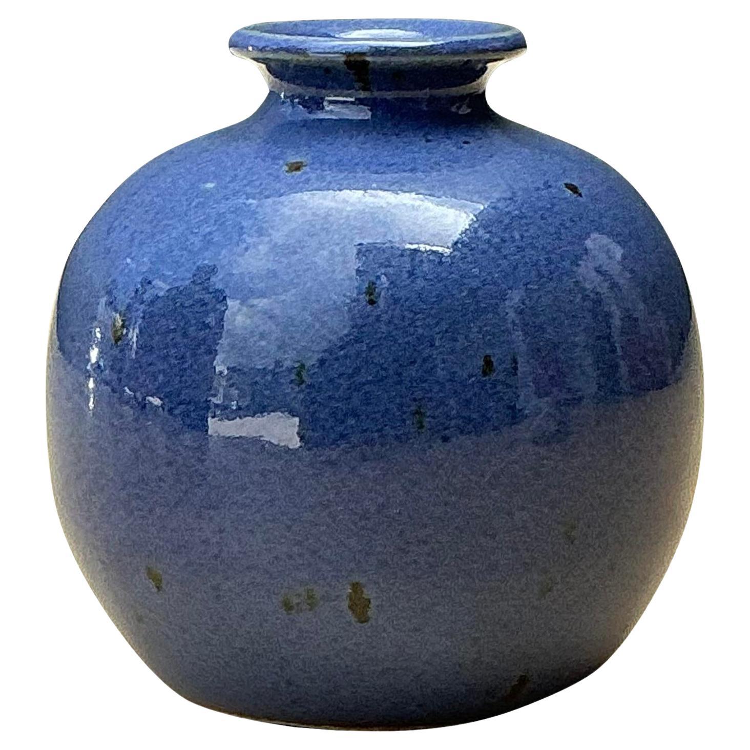 Vaso in ceramica smaltata vintage
