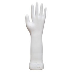 Vintage Glazed Porcelain Factory Rubber Glove Molds, C.1991
