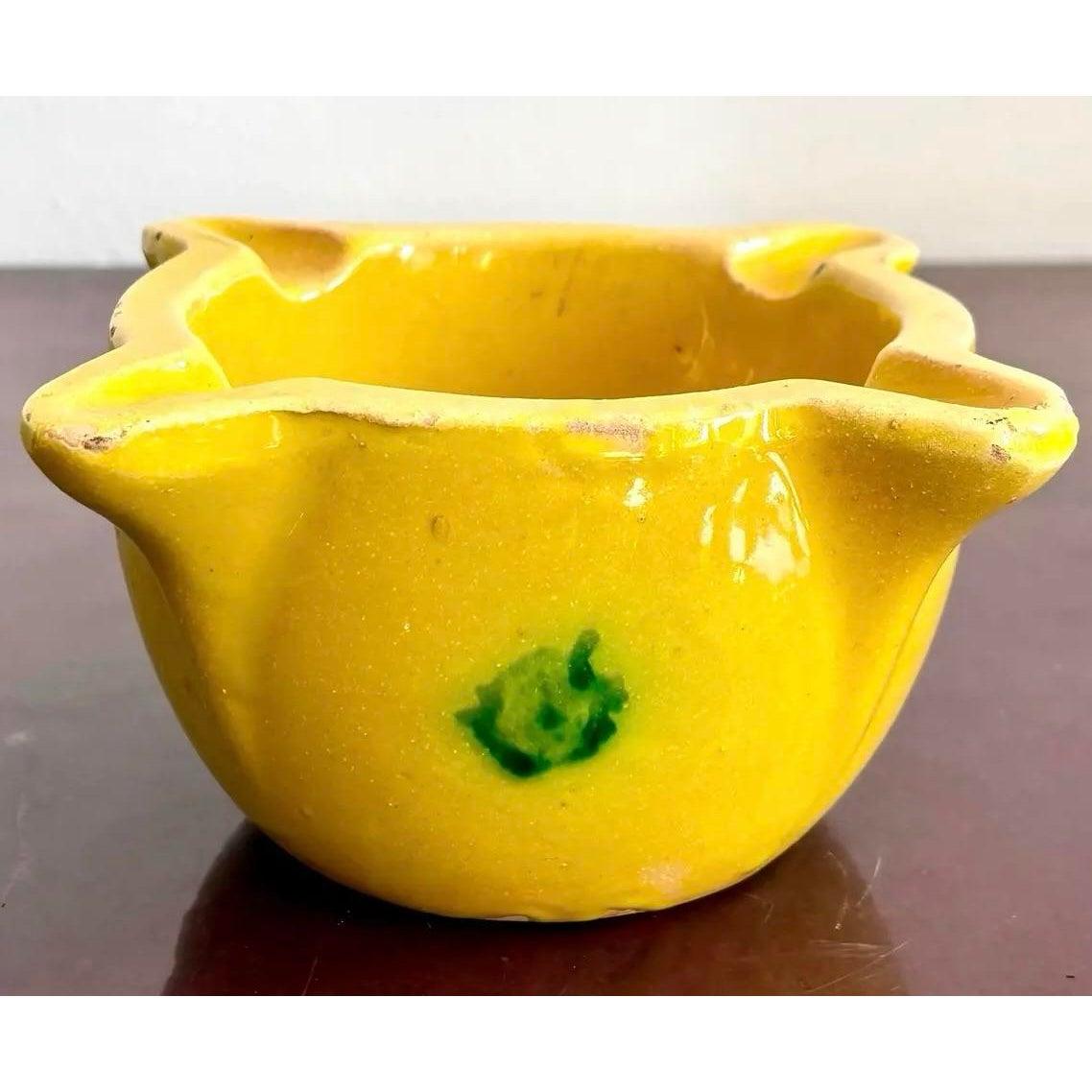 Catchall Vintage de cerámica esmaltada Studio Pottery Rústico en venta