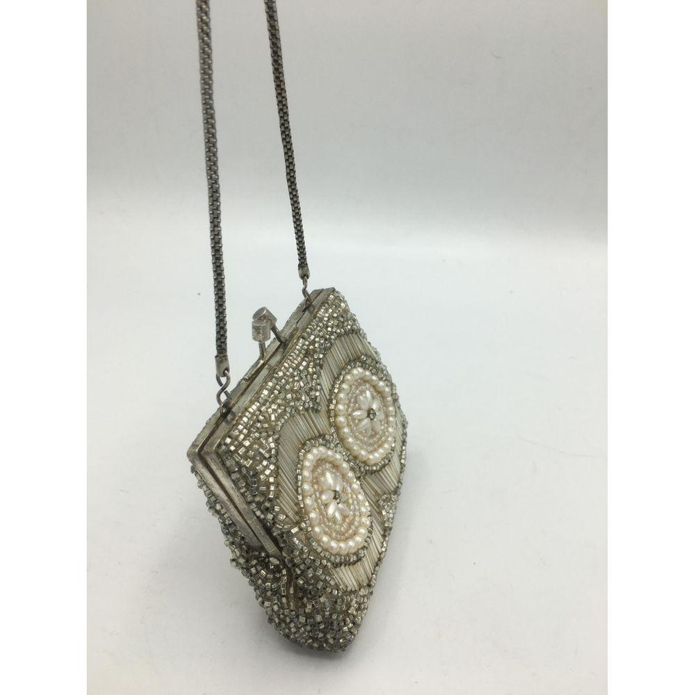 Glitter-Handtasche in Silber im Zustand „Gut“ im Angebot in Carnate, IT