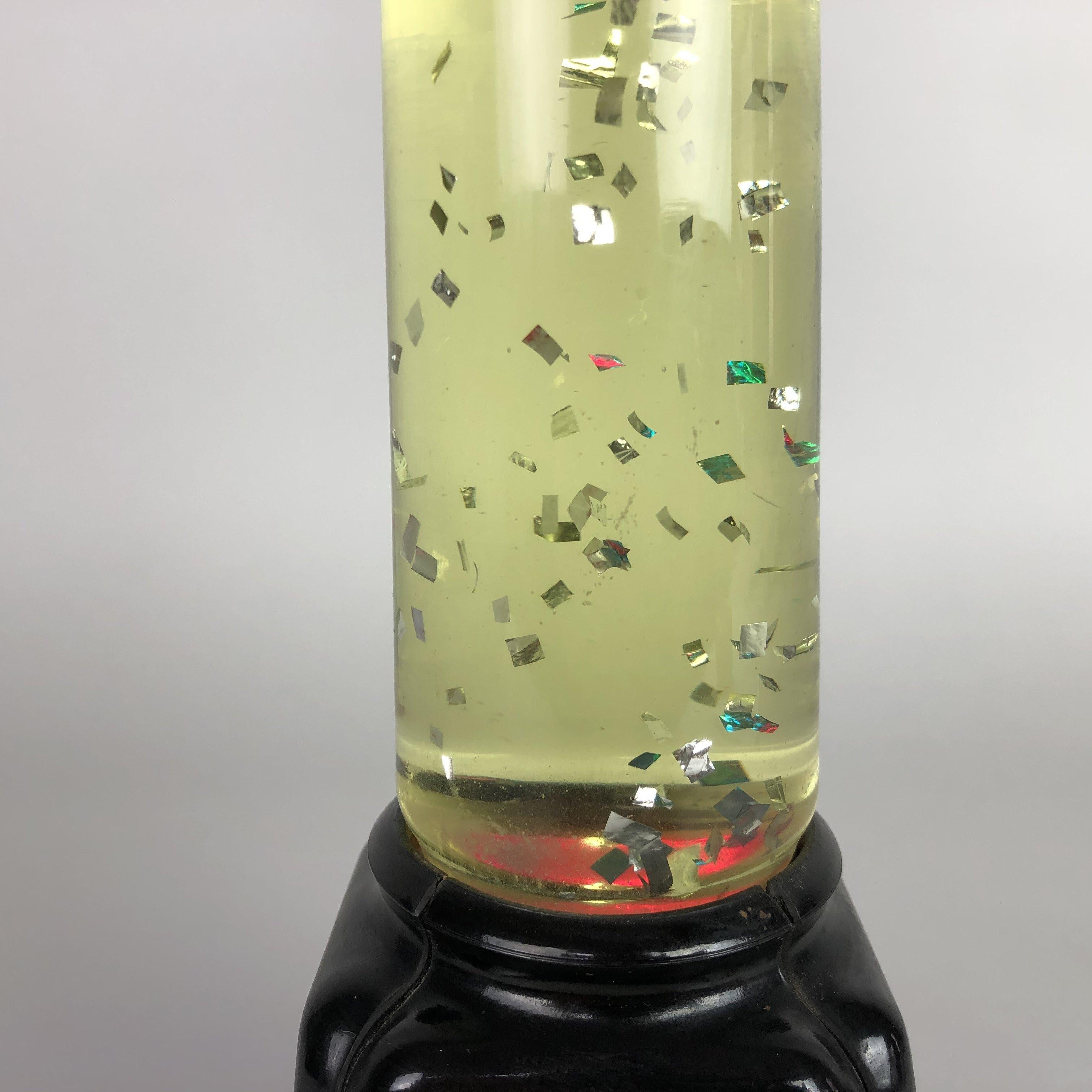 European Vintage Glitter Lava Lamp