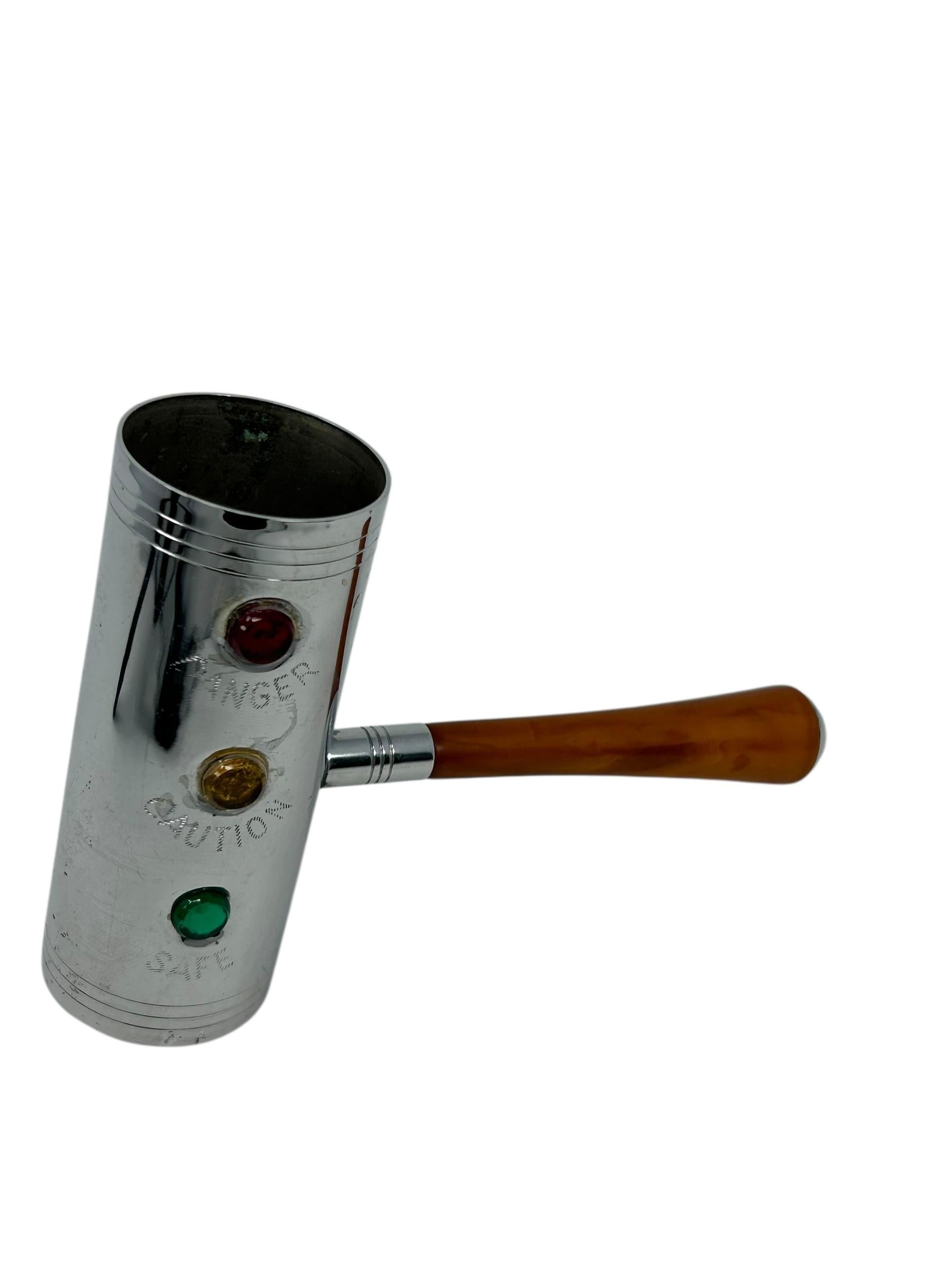 Vintage Glo-Hill Ampel Spirituosenmaß / Jigger 