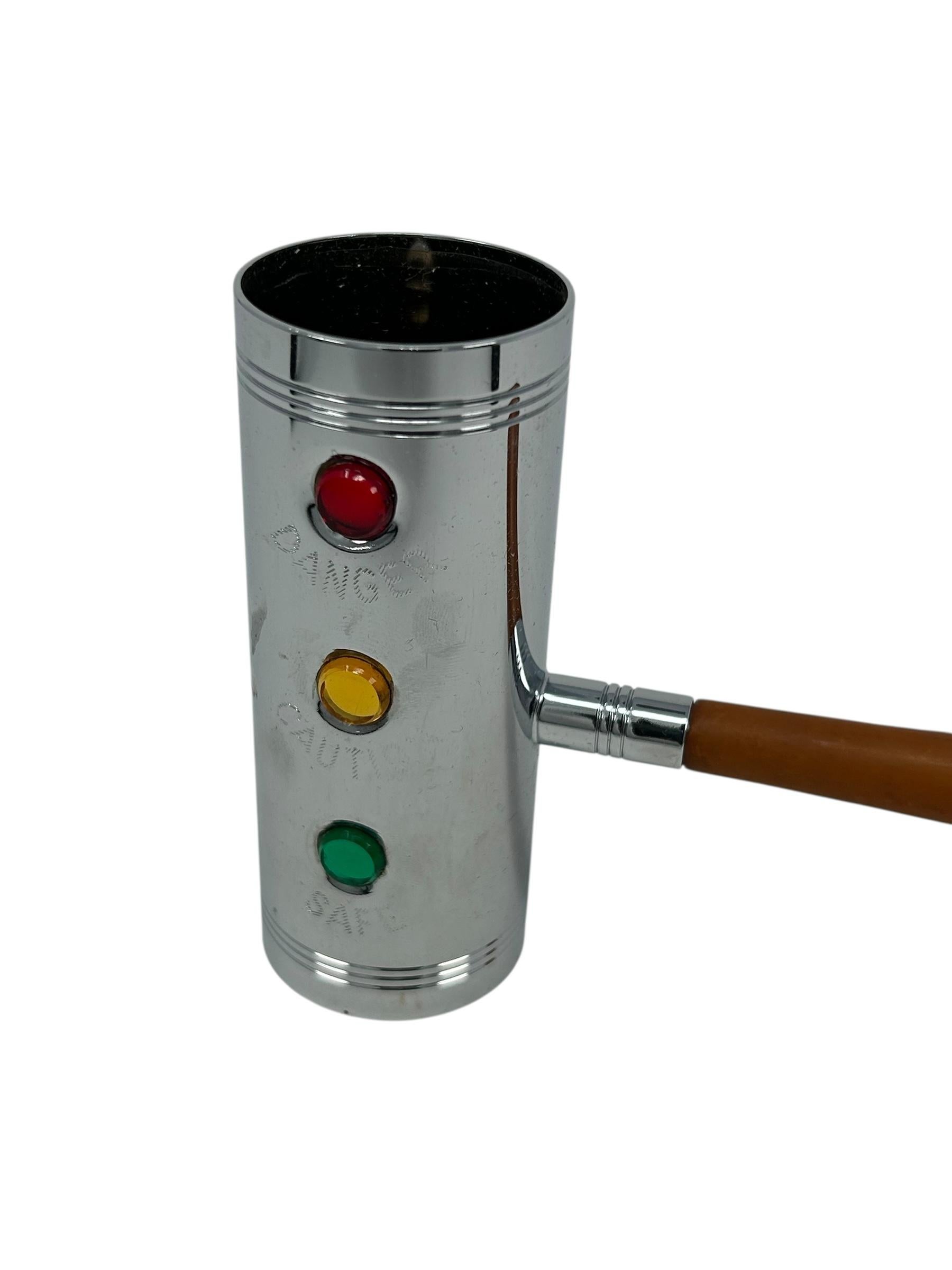 Vintage Glo-Hill Ampel Spirituosenmaß / Jigger 