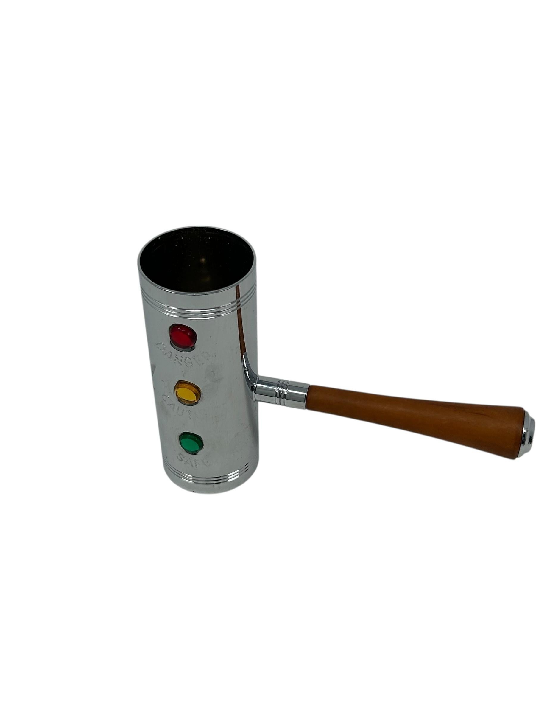 Vintage Glo-Hill Ampel Spirituosenmaß / Jigger 